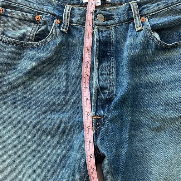 🥳HP💥RE/DONE✖️Levi’s High Rise Ankle Crop Jeans - Picture 9 of 10